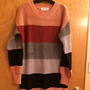 Woman’s Cable knit sweater dress size large